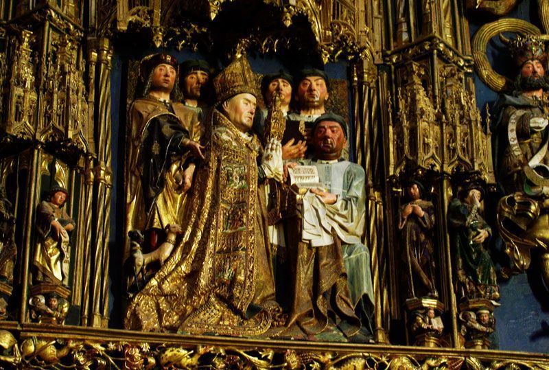 Detalle del retablo de la Capilla de la Natividad en la Catedral de Burgos | Foto: David Fernández