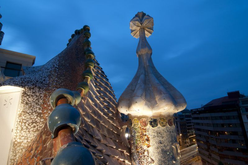 Casa Batlló tejado