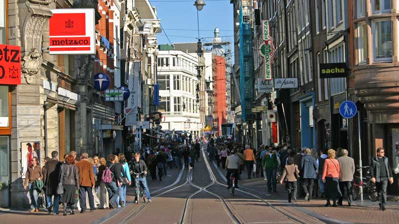 Una calle típica del centro. Foto de: ONT Holanda