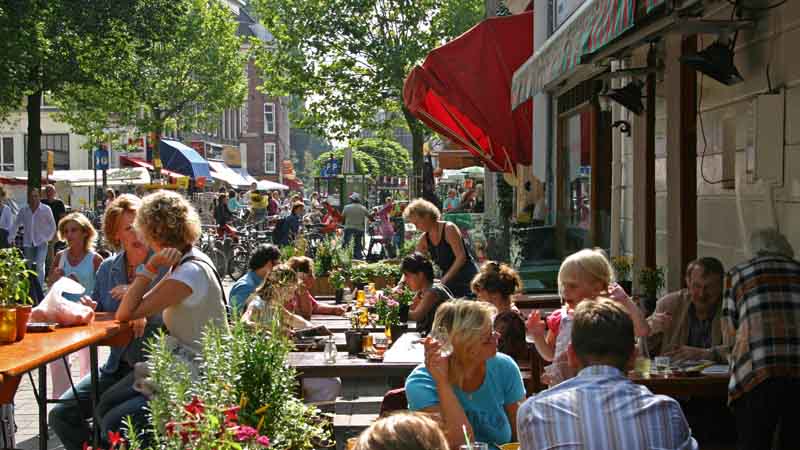 Terrazas en primavera. Foto de: ONT Holanda