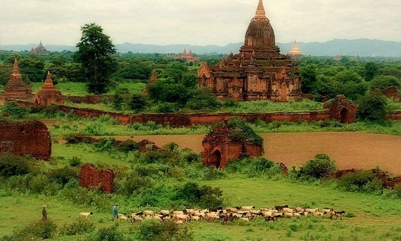 Templos de Bagan, en Myanmar (antigua Birmania) | Foto: Javier Martín, en Flicker, bajo licencia Creative Commons