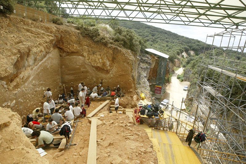 Excavaciones en el yacimiento de Atapuerca (Burgos) | Foto: Ayuntamiento de Atapuerca