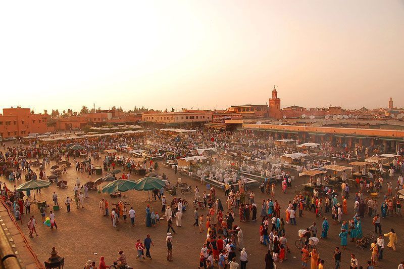 Plaza Jemaa el Fna de Marrakech | Foto: Luc Viatour - www.Lucnix.be