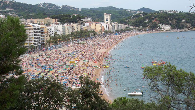 Playa de Lloret de Mar (Gerona) | Foto: David Fernández