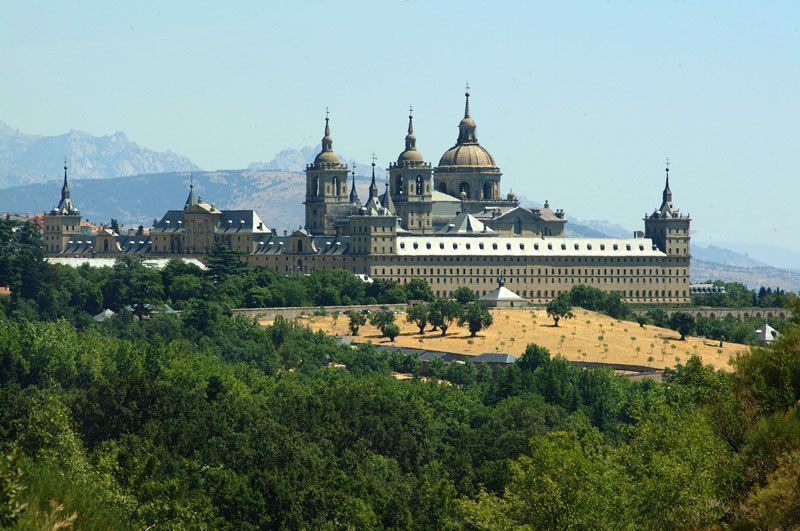 El Monasterio de San Lorenzo de El Escorial visto desde la silla de Felipe II | Foto: Turismo de Madrid