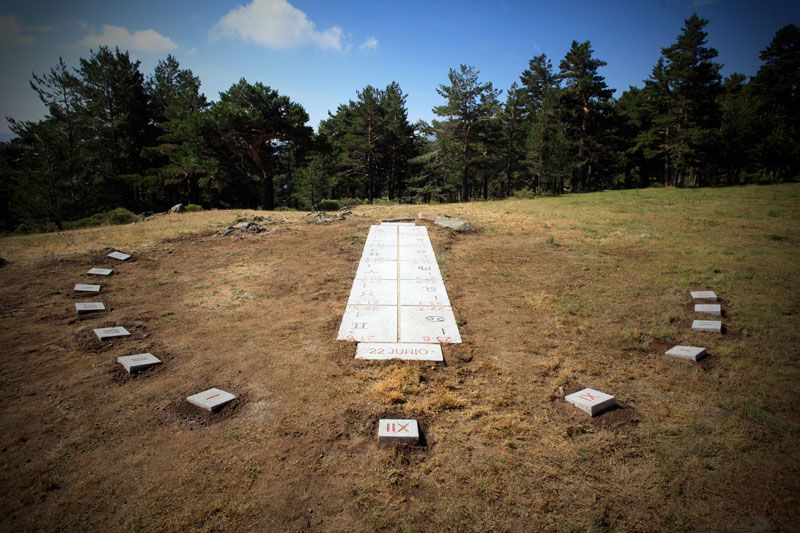 Reloj de sol en el Parque Nacional de Guadarrama | Foto: Comunidad de Madrid