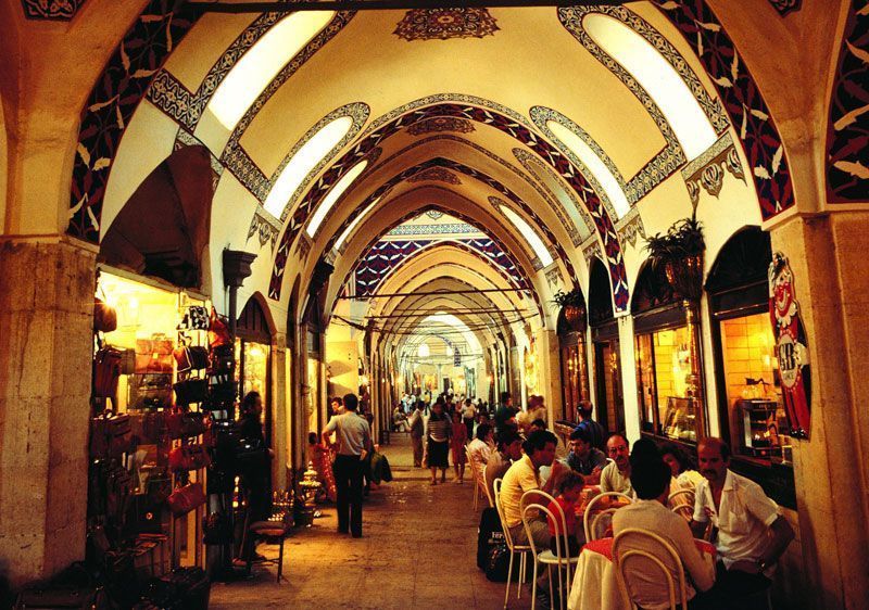 Pasillo del Gran Bazar en Estambul | Foto: Turismo de Turquía