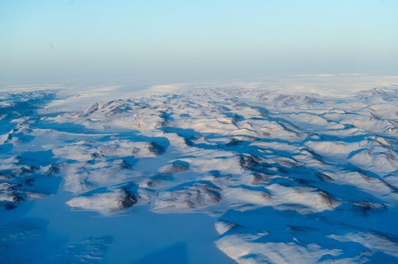 Vista de la capa de hielo en Groenlandia | Foto: Mark Garten/ONU