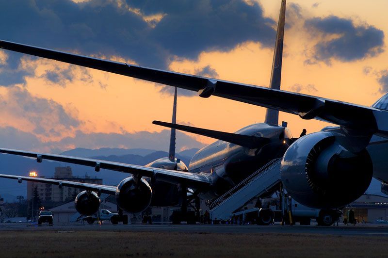 Aviones estacionados en el parking | Foto: skeeze para Pixabay