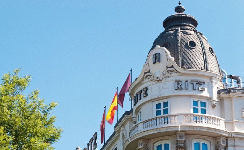 Fachada del Hotel Ritz ed Madrid | Foto: Hotel Ritz