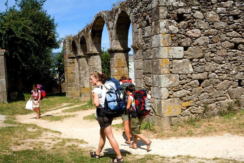 Peregrinos en pleno Camino de Santiago | Foto: Turgalicia