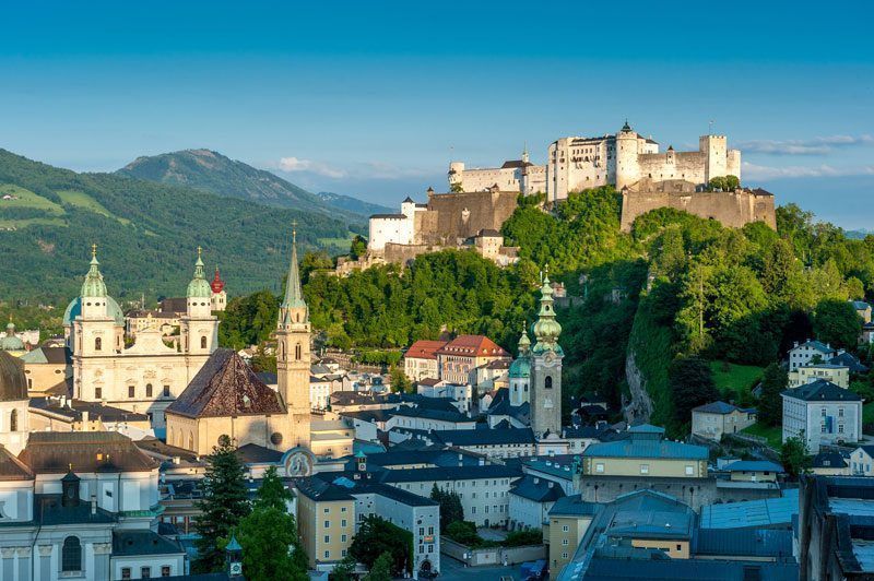 Vista del castillo de Salzburgo | Foto: Turismo de Salzburgo