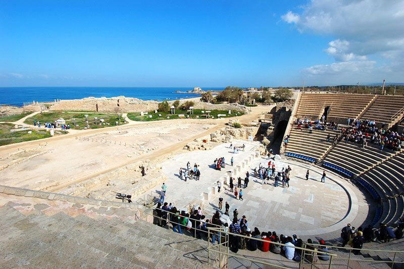 Teatro romano en Cesarea | Foto: Turismo de Israel