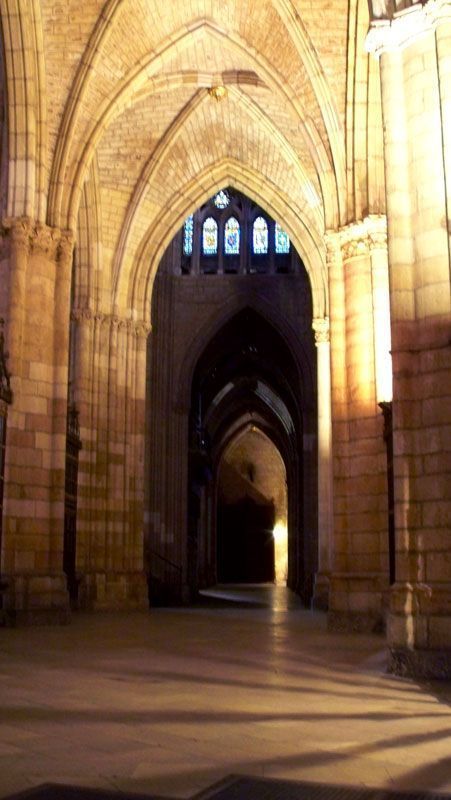 Naves laterales de la catedral de León | Foto: David Fernández