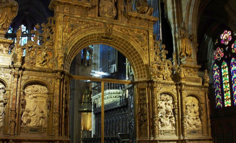 Trascoro de la catedral de León | Foto: David Fernández