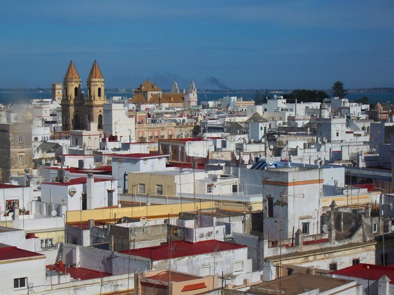La ciudad de Cádiz vista desde la Torre Tavira | Foto: David Fernández