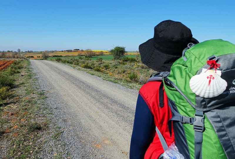 Peregrino en el Camino de Santiago | Foto: xtberlin para Pixabay