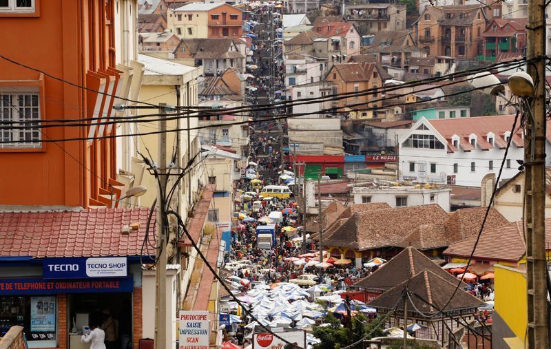 Calles de Antananarivo, capital de Madagascar | Foto: Beatriz de Lucas Luengo