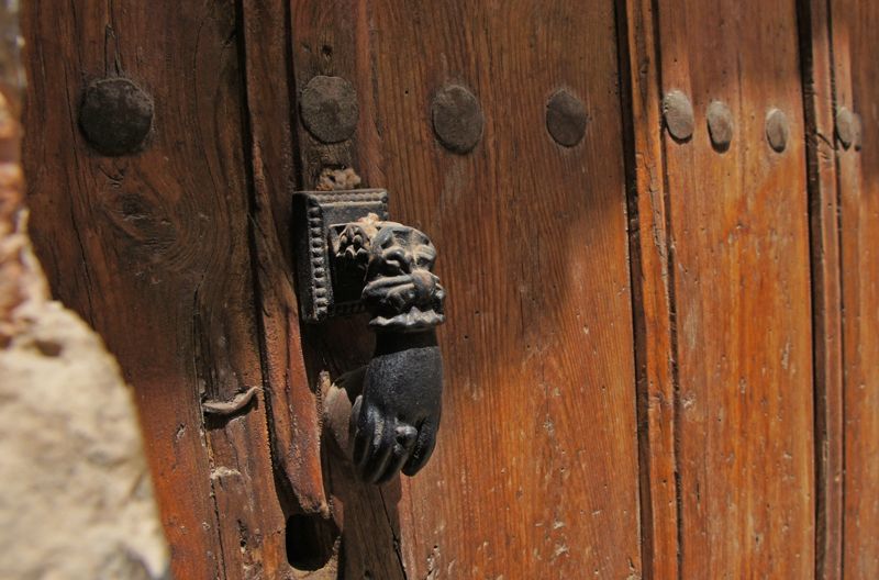 Llamador en una casa de la judería vieja de Tudela | Foto: Beatriz de Lucas Luengo