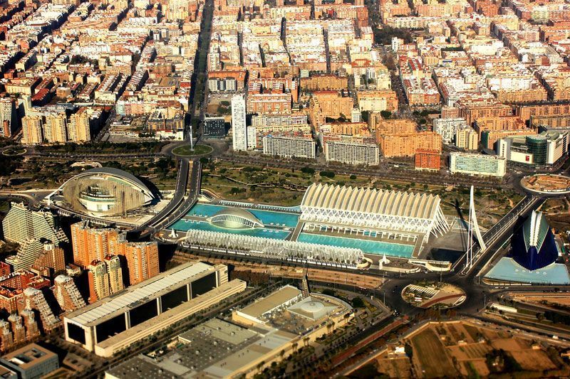 Vista aérea de Valencia | Foto: Themil para Pixabay