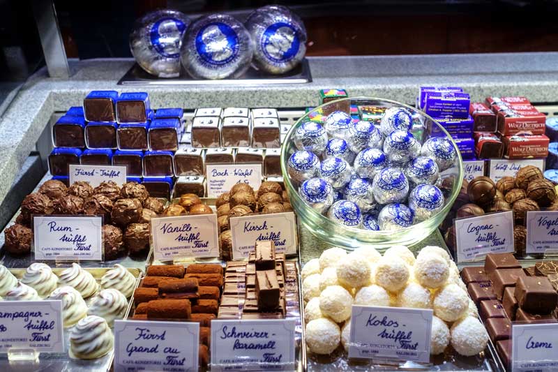 Chocolates del Cafe Fürst en Salzburgo | Foto: Turismo de Salzburgo