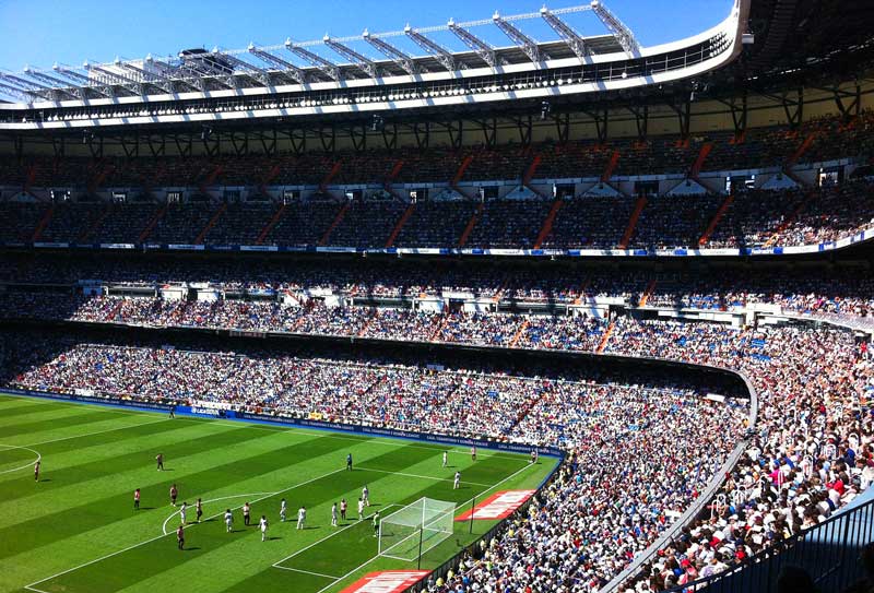 Estadio Santiago Bernabéu, del Real Madrid | Foto: Pixabay