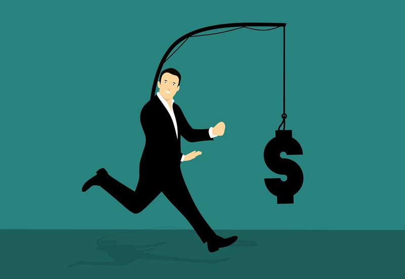Persiguiendo dinero o un trato | Foto: Pixabay