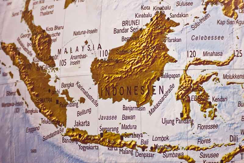 Mapa de la región Asia-Pacíico | Foto: Pixabay